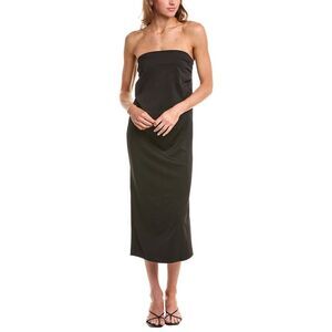 Reveriee Womens  Midi Dress, Black